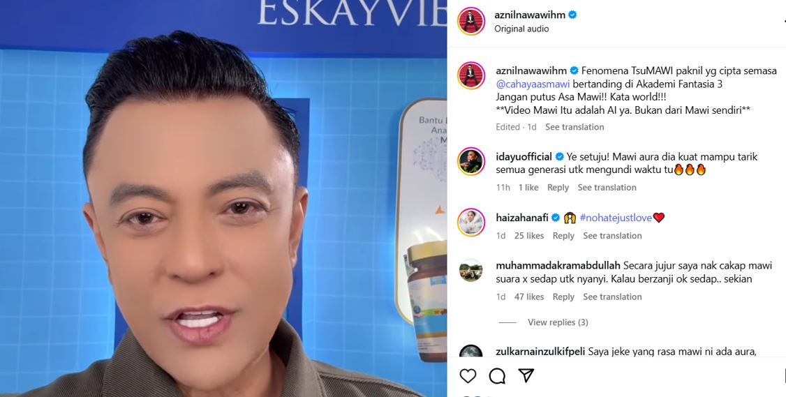 Paknil Tempelak Kenyataan AI, Bangkit Bela Mawi
