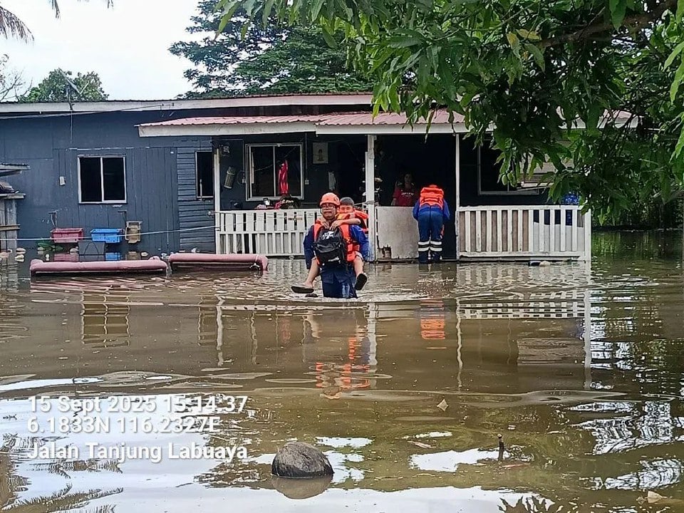 Banjir, tanah runtuh di Tuaran, penduduk diminta berjaga-jaga