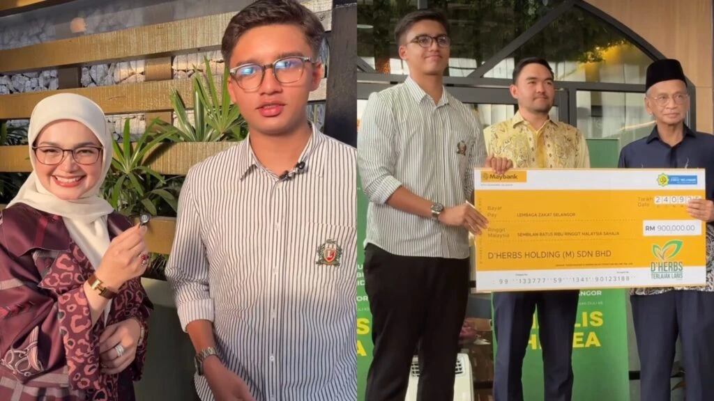 Datin Shahida Kongsi Momen Ammar Ahyan Jadi Wakil Di Majlis Penyerahan Zakat