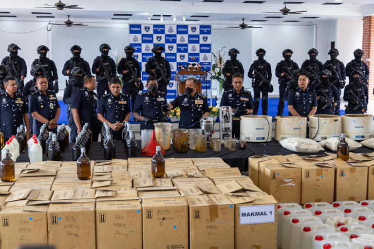 Enough for 12 million users: Cops seize 3.6 tonnes of ecstasy worth almost RM600m in Kepong, Dataran Templer