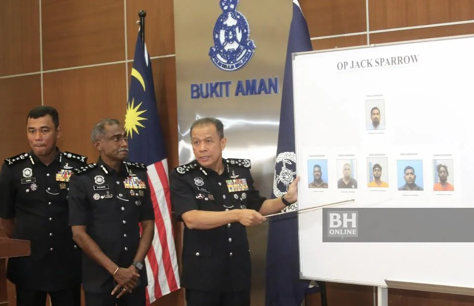 Geng mengganas di Taman Sentosa Klang, Brickfields dan Cheras tumpas