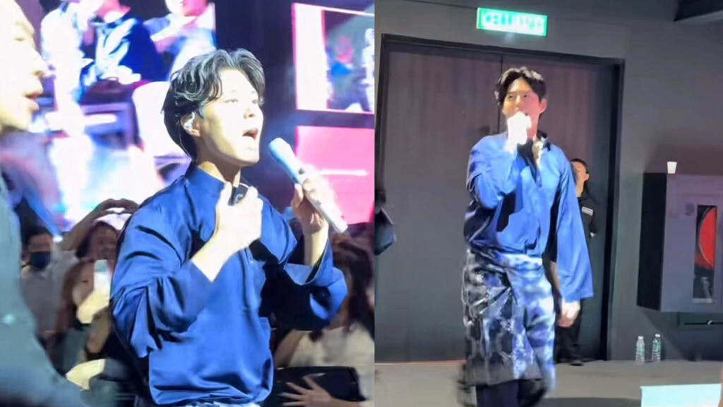 Park Bo-gum Memukau Peminat Malaysia Dengan Baju Melayu [VIDEO]