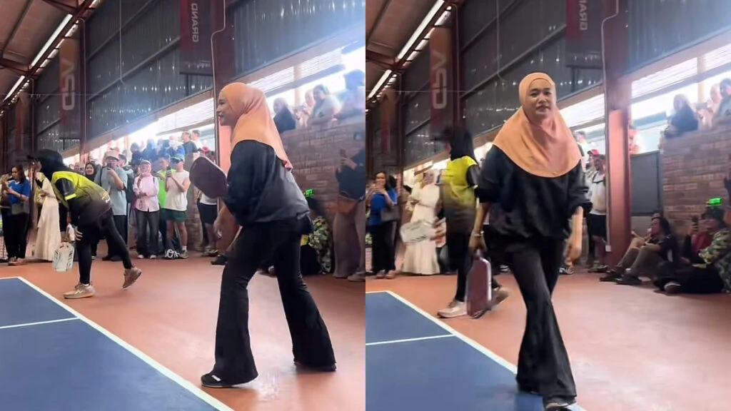 Netizen Terhibur Lihat Ernie Zakri Main Pickleball [VIDEO]