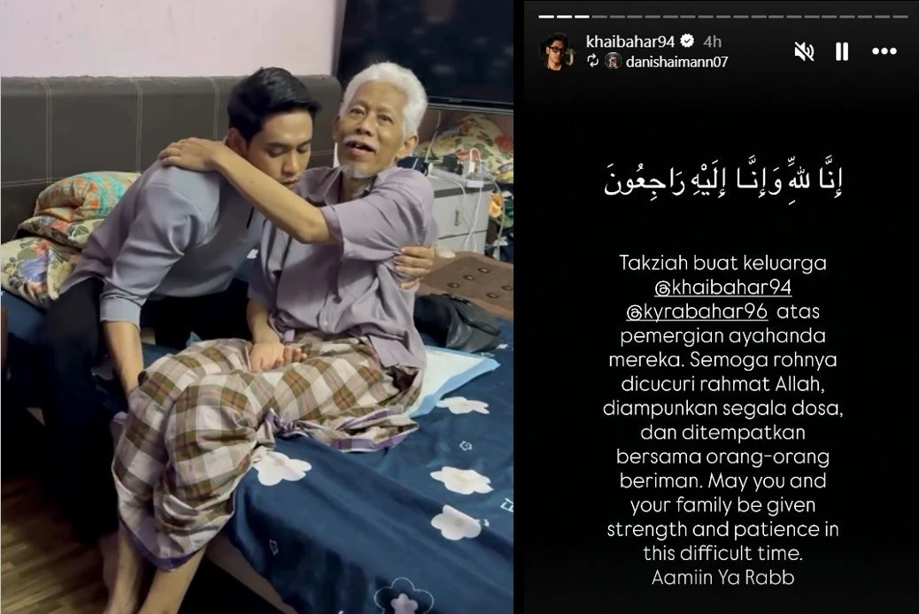 Baru Kehilangan Ibu Tahun Lalu, Kini Bapa Khai Bahar Pula Meninggal Dunia!