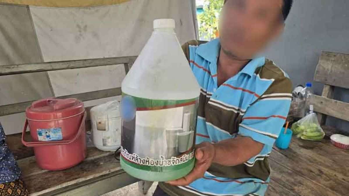 Lelaki temui ajal, tersilap minum pencuci tandas