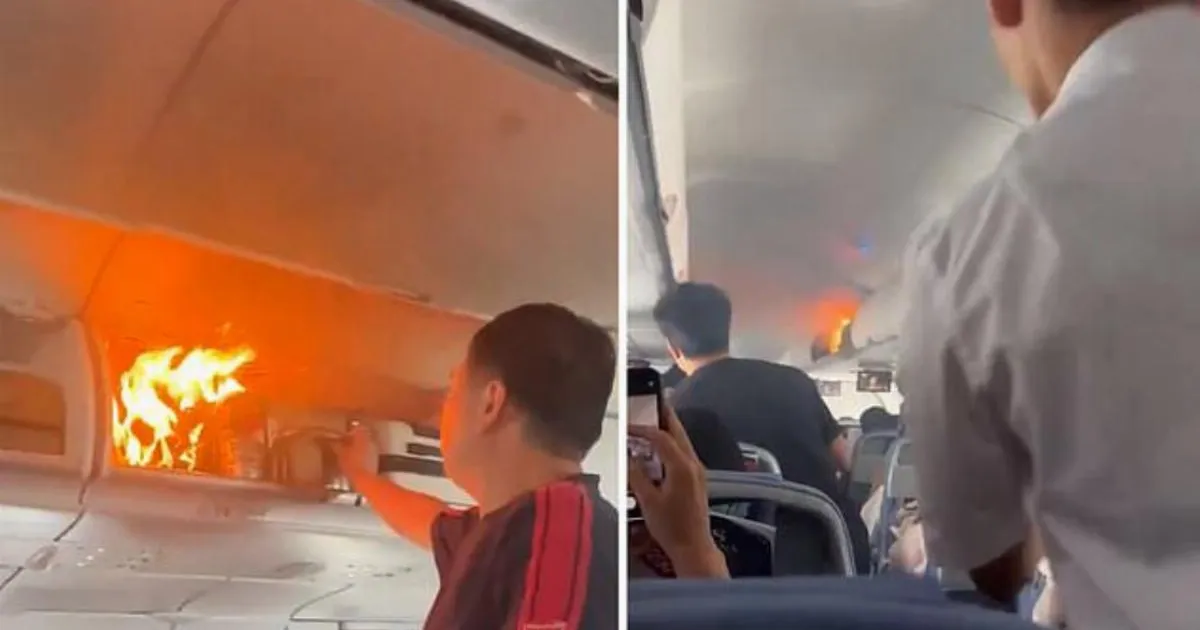 Penumpang menjerit, kabin pesawat terbakar disebabkan ‘power bank’