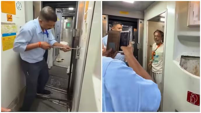Penumpang tren 6 jam kunci diri dalam tandas