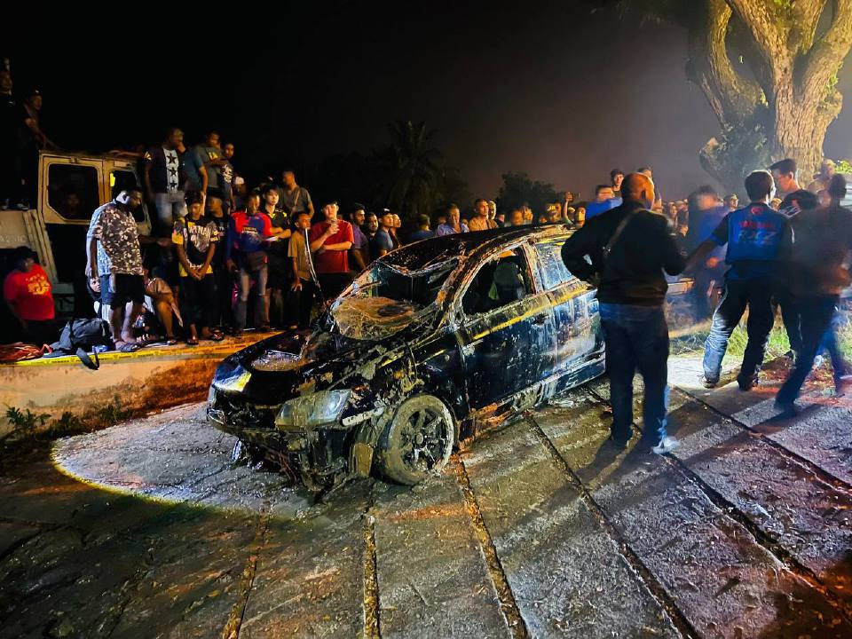 Mangsa kereta terjunam dalam Sungai Panchor ditemukan lemas