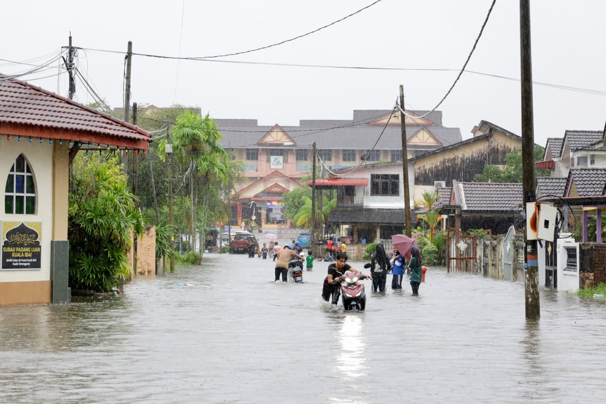 Mangsa banjir di lima negeri terus meningkat malam ini