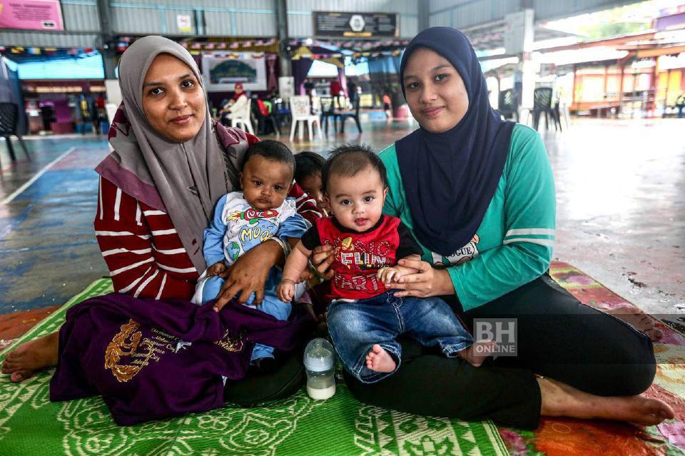 Dua bayi mempunyai hubungan bapa dan anak saudara mangsa banjir termuda dipindahkan ke PPS