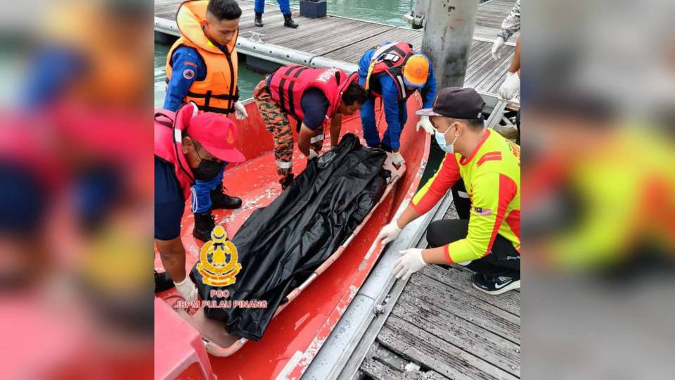 Lelaki jatuh jambatan Pulau Pinang ditemukan lemas 8km dari lokasi kejadian
