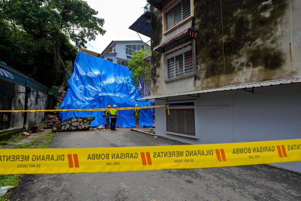 Pembaikan cerun di Taman United dijangka bermula akhir minggu ini - DBKL
