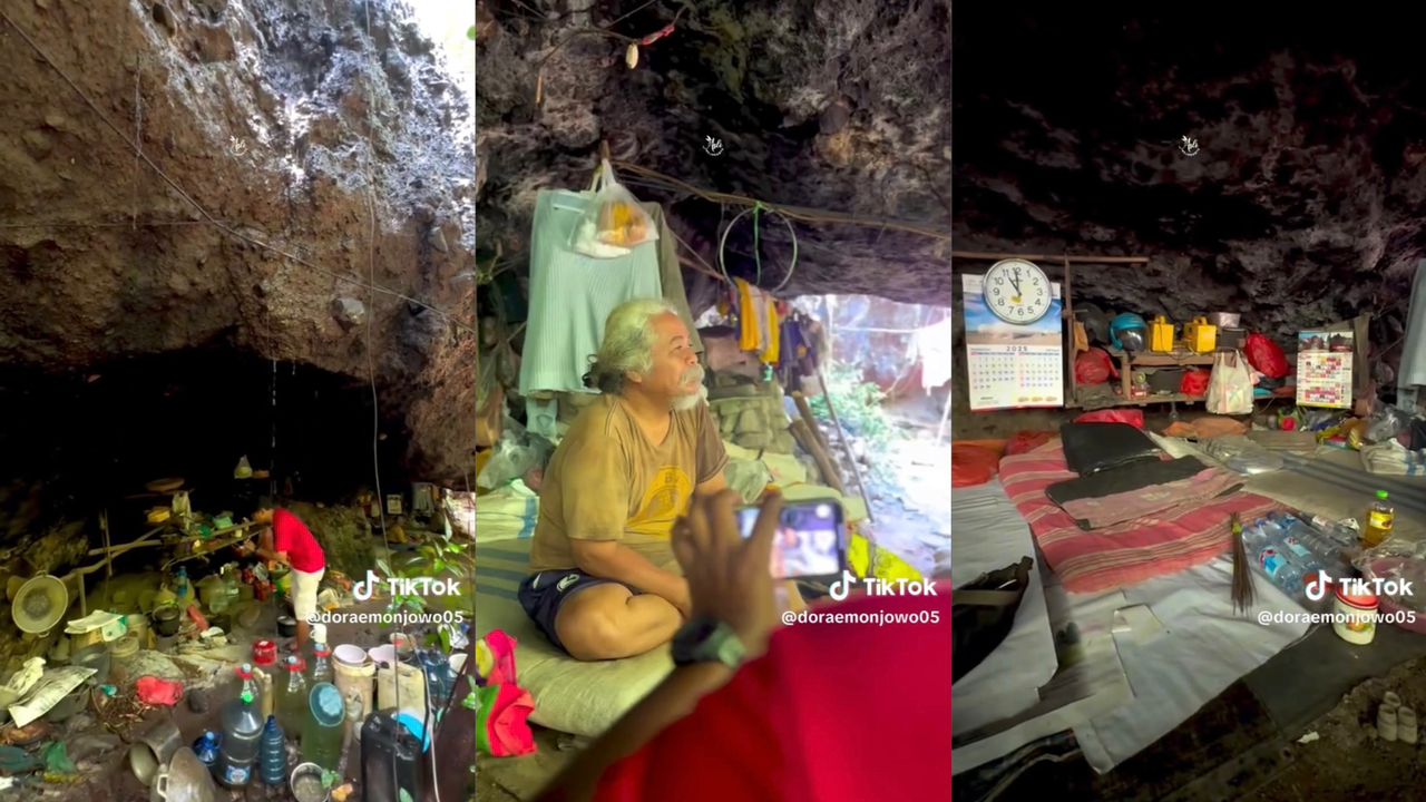 Punca lelaki tinggal dalam gua lebih 20 tahun masih misteri