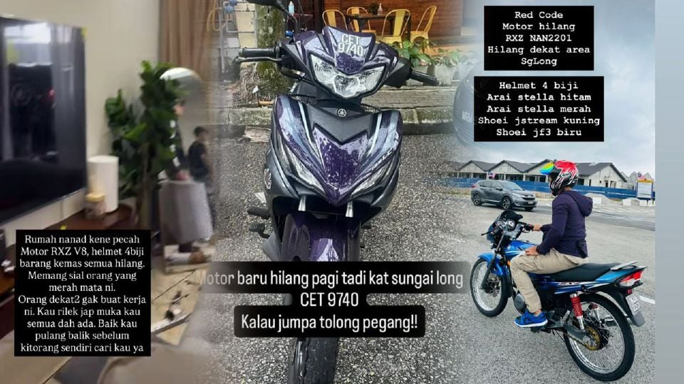 Rumah pempengaruh dipecah masuk, kerugian hampir RM360,000