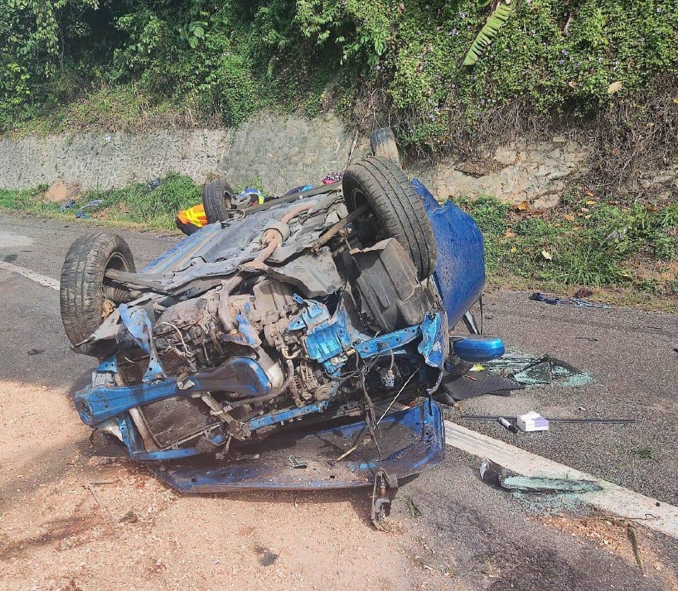 Wanita maut, suami dan anak cedera nahas di Lebuh Raya Karak-KL