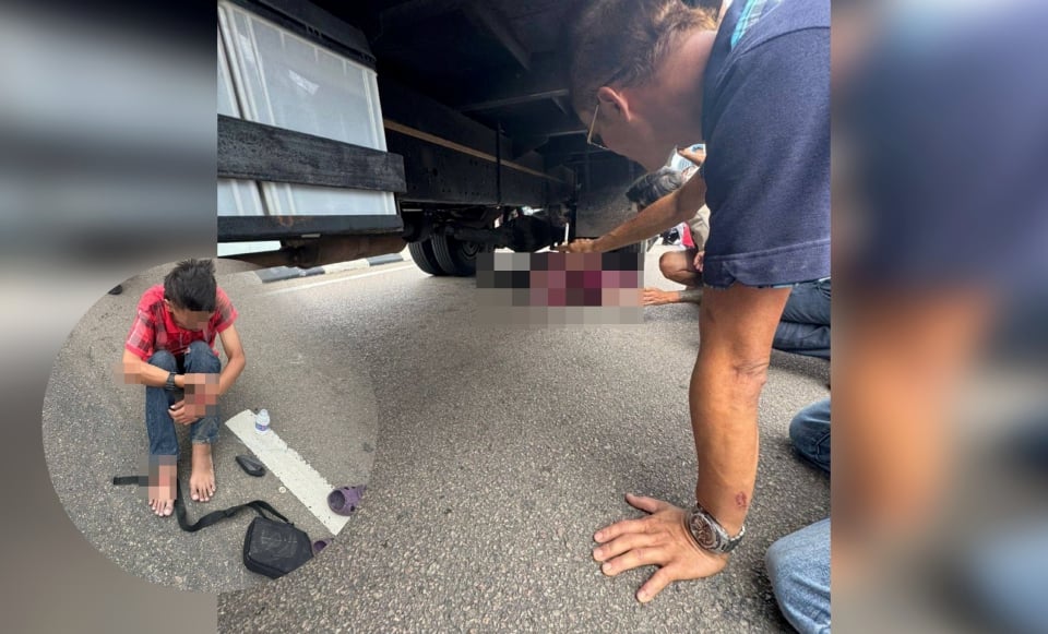 Ibu maut bawah lori, anak cedera