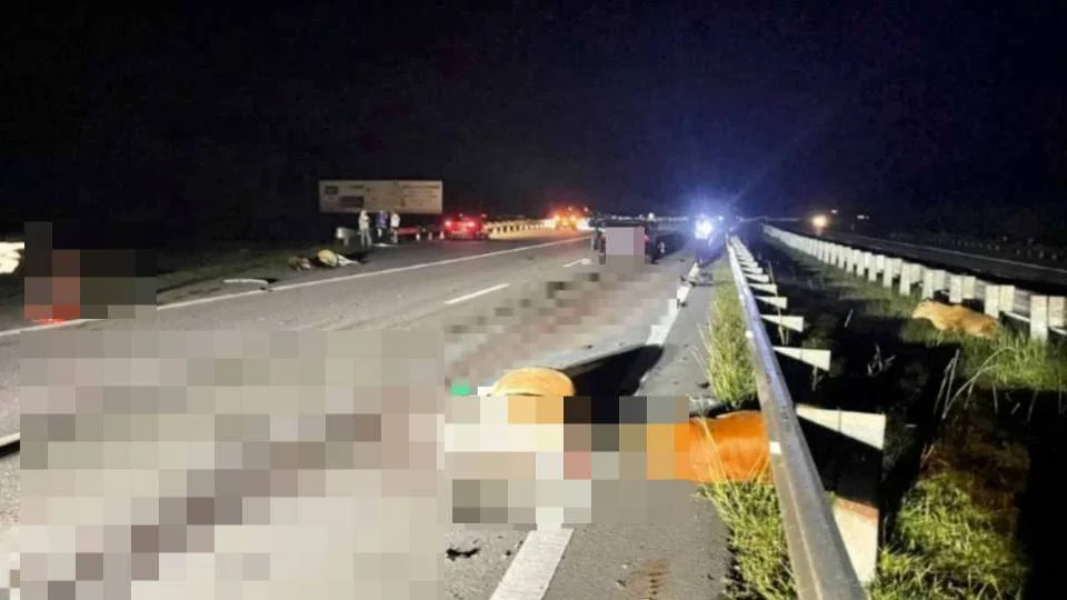 Pesara pensyarah cedera kereta rempuh sekawan lembu melintas di LPT2