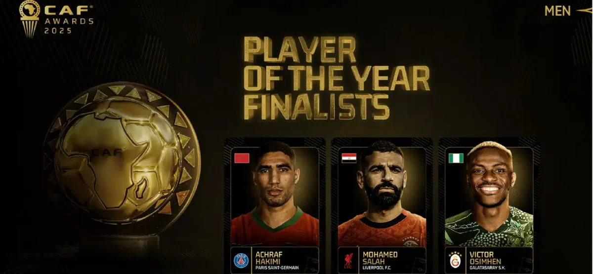 Hakimi, Salah, Osimhen rebut anugerah Pemain Lelaki Terbaik Afrika 2025