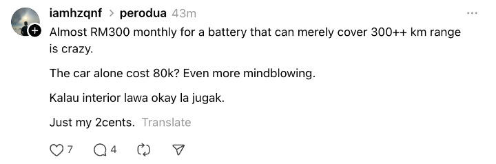 Perodua Just Launched Its First EV But People Are Talking About The Monthly Battery Rental