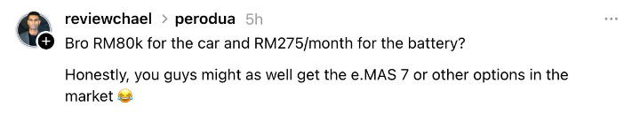 Perodua Just Launched Its First EV But People Are Talking About The Monthly Battery Rental