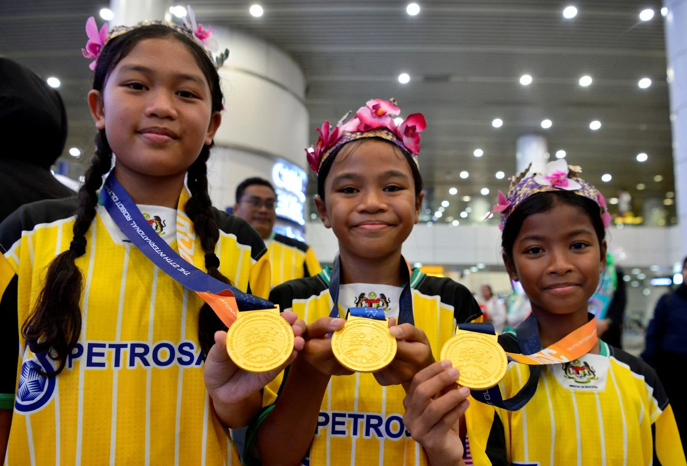 Three Orang Asli pupils win gold at International Robot Olympiad