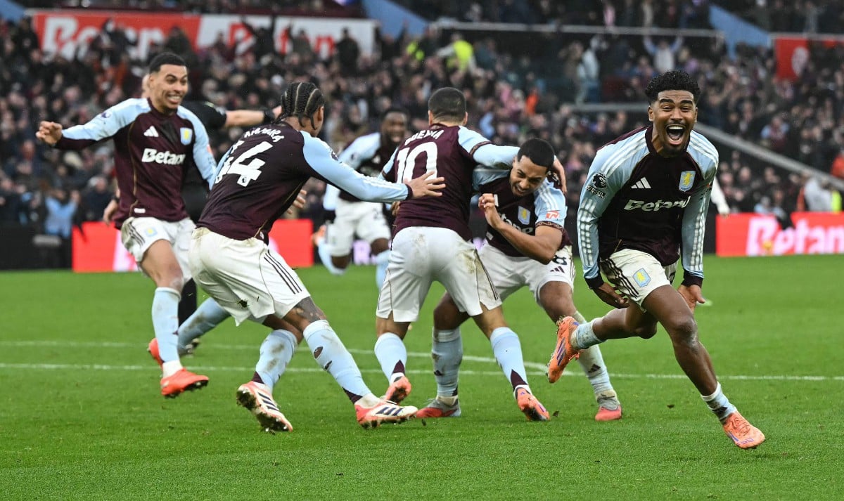 Villa cipta kemenangan dramatik, tamatkan rekod kemenangan Arsenal