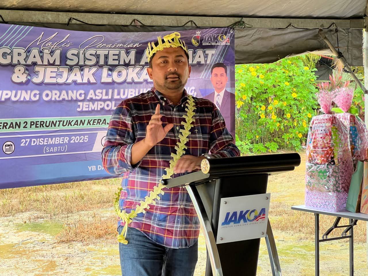 Kerajaan Komited Pastikan Masyarakat Orang Asli Tidak Tercicir Daripada Arus Permbangunan