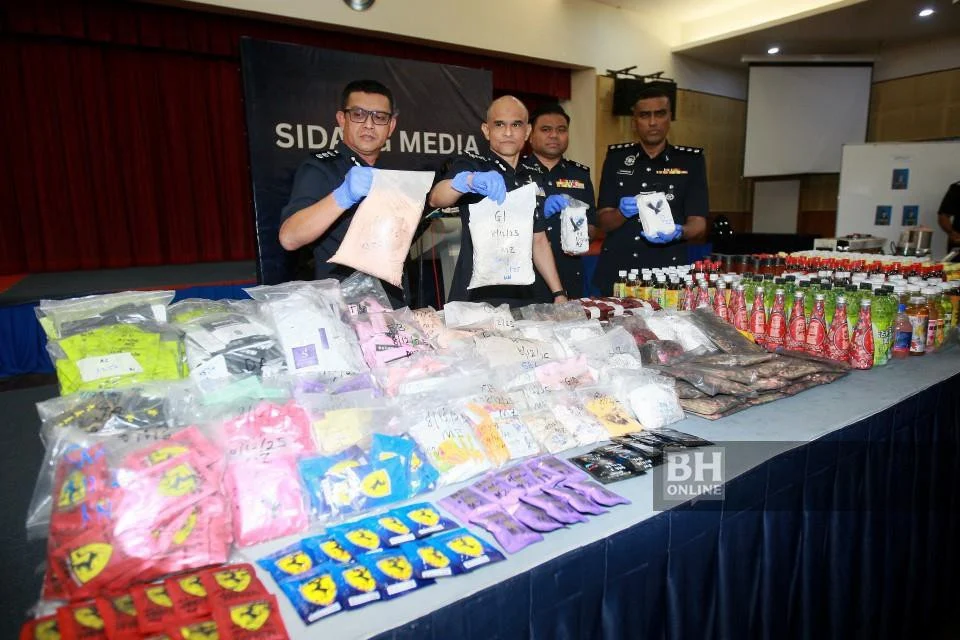 Rumah teres 3 tingkat di Kajang jadi tempat bungkus dadah RM10.4 juta