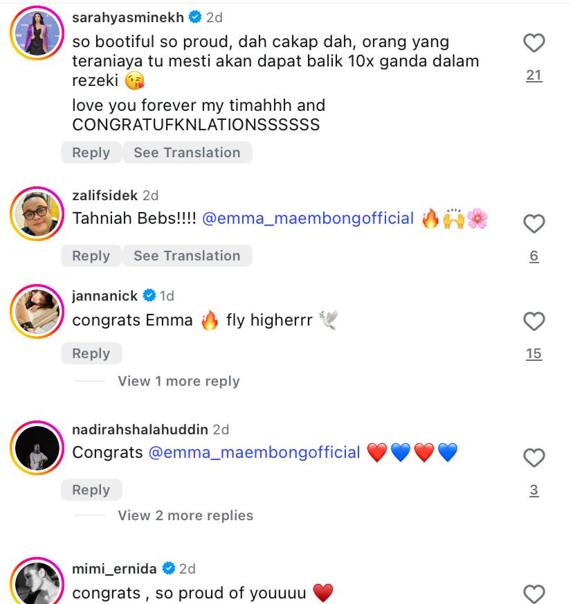 Ucapan Sarah Yasmin Kepada Emma Maembong Selepa Raih Aktres TV Popular Cetus Tanda Tanya