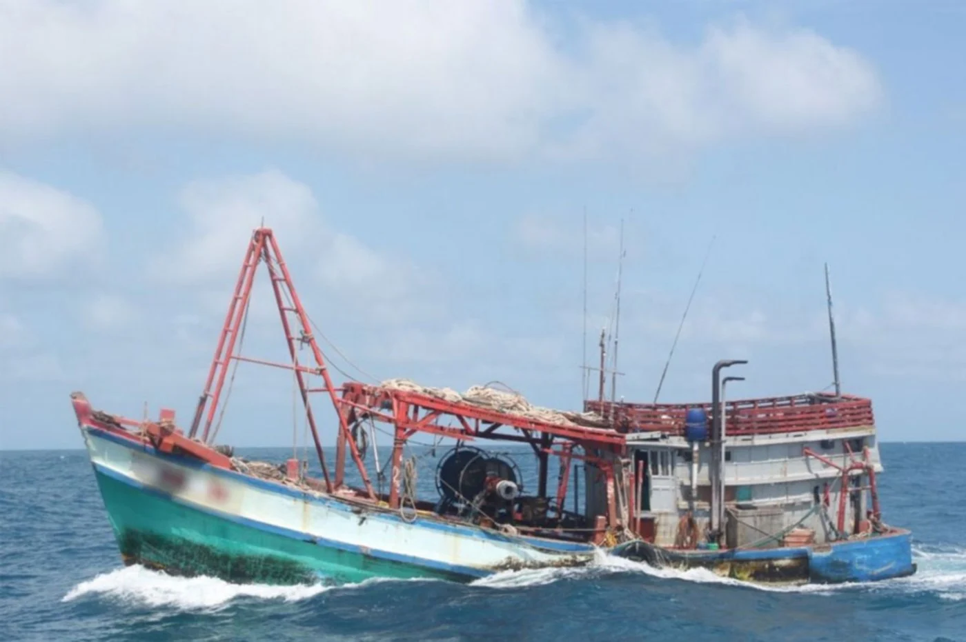 Foreign fishing trawler detained off Terengganu waters