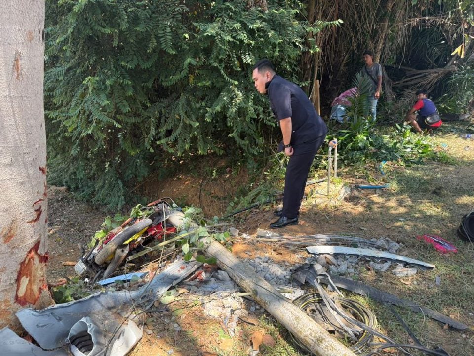 Penunggang motosikal maut tercampak 10 meter