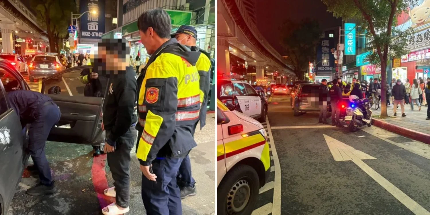 Wanita melompat keluar dari kereta tanpa ‘seurat benang’