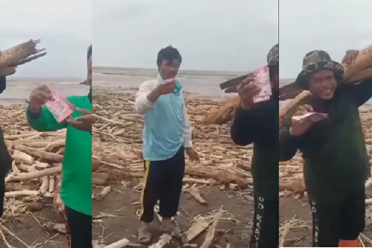 Penduduk jumpa wang dalam sisa banjir