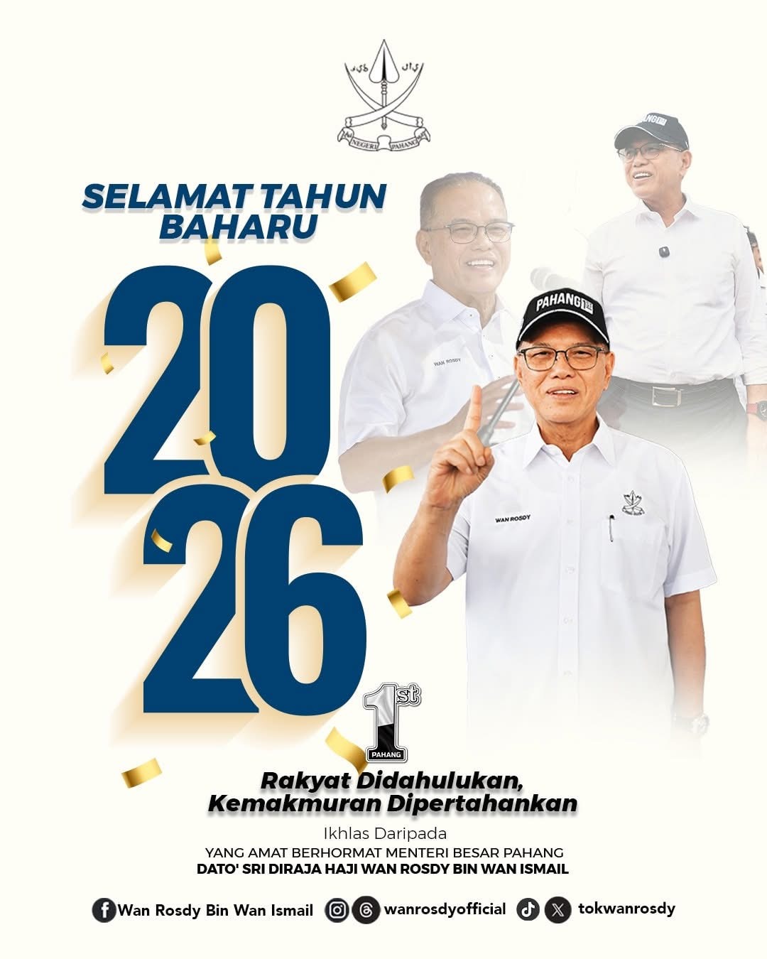 Langkah 2026 Dengan Keinsafan Dan Iltizam Baharu – Wan Rosdy