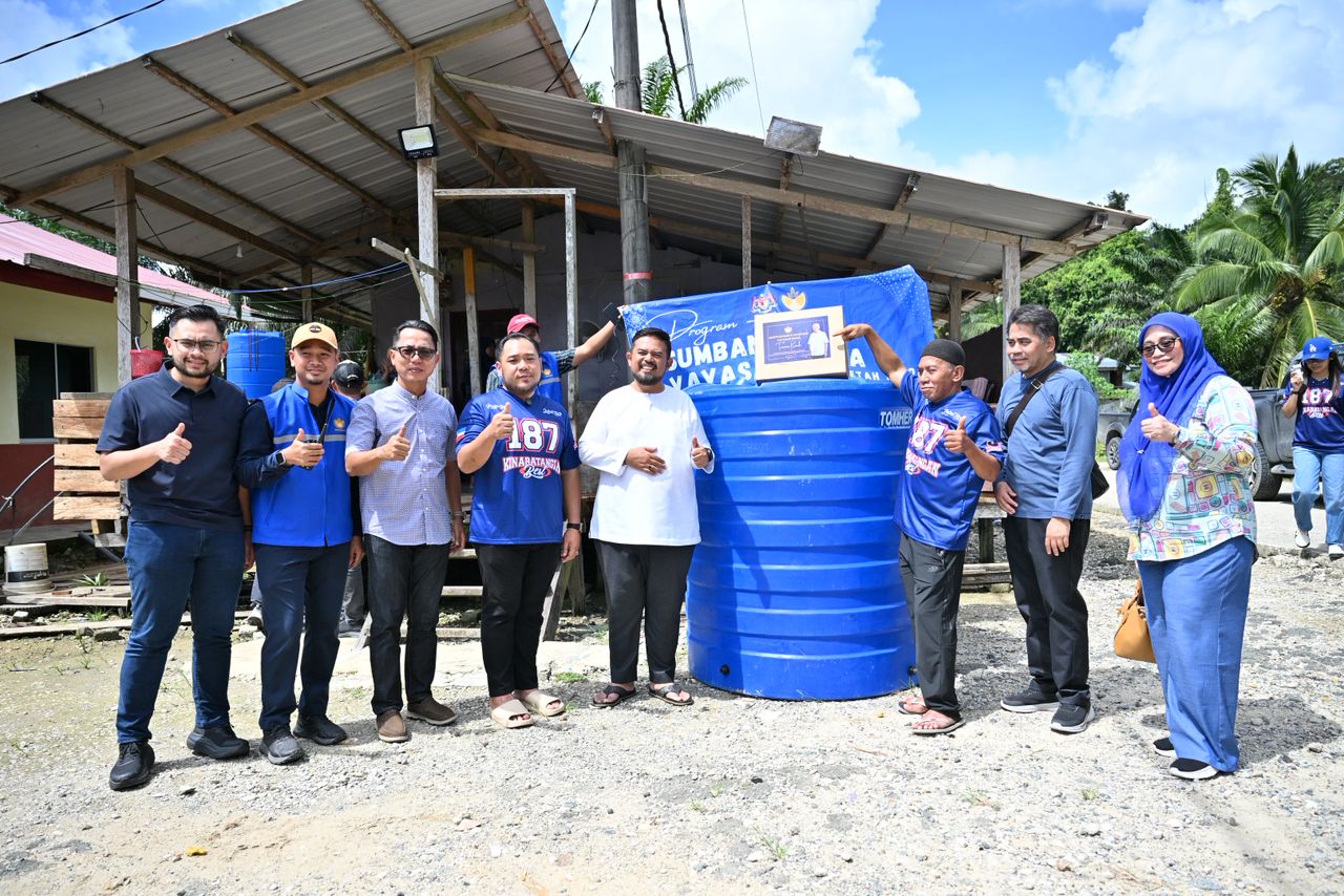 RISDA Salur 1,630 Tangki Air Kepada Pekebun Kecil di Sabah