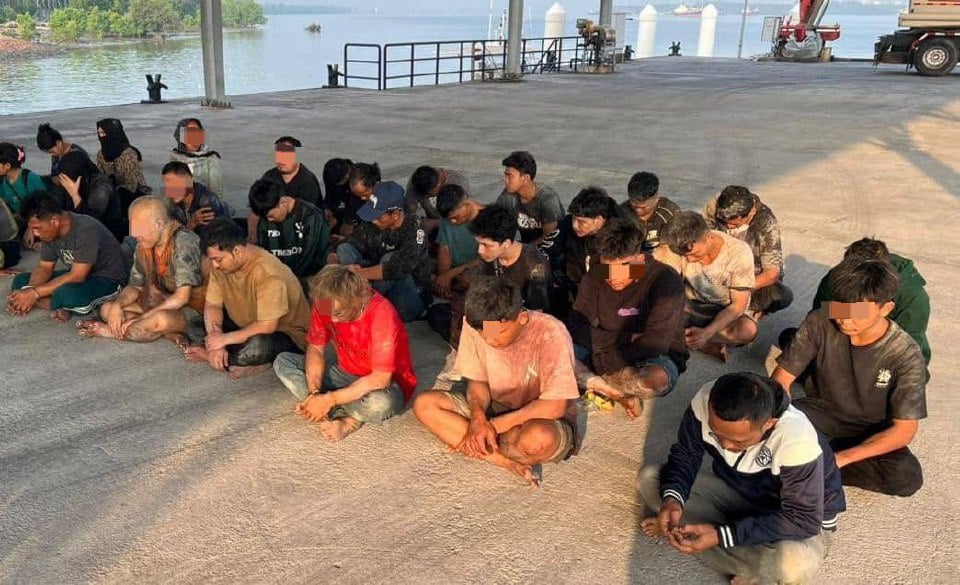 Maritim Malaysia tahan 32 PATI Indonesia keluar secara haram dari Malaysia