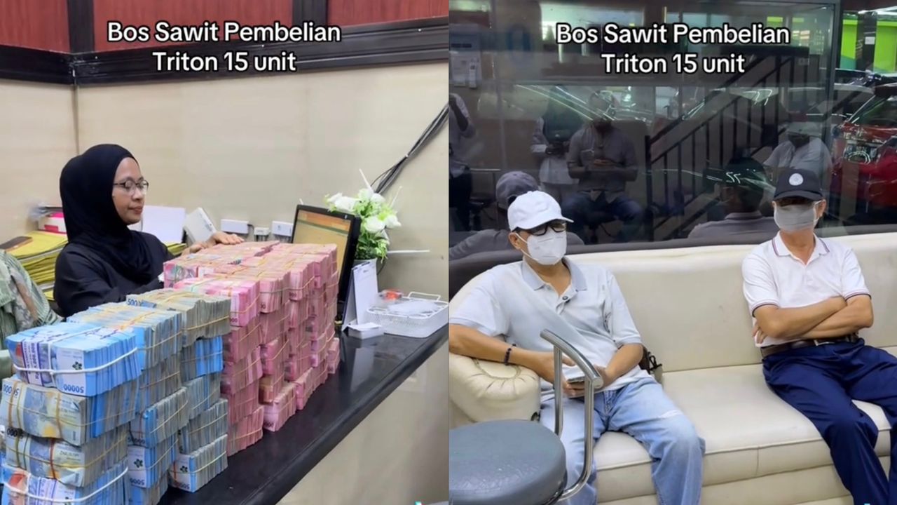 Lelaki beli 15 trak pikap secara tunai