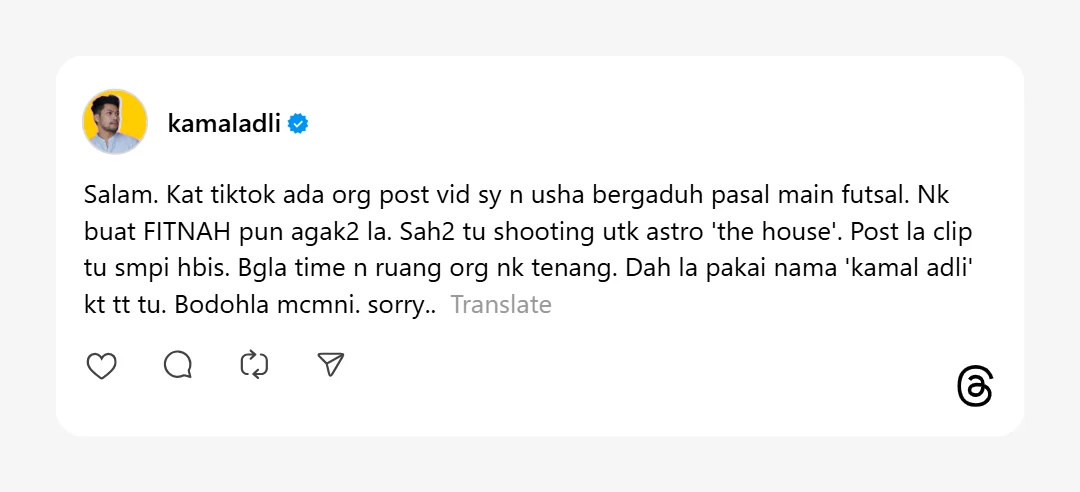 Kamal Adli - Bagi La Masa & Ruang Orang Nak Tenang