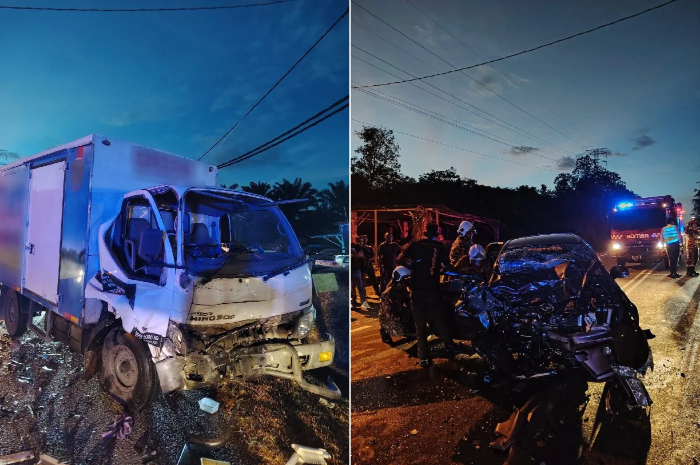 Mother and 3-month-old baby killed in head-on collision in Kota Tinggi