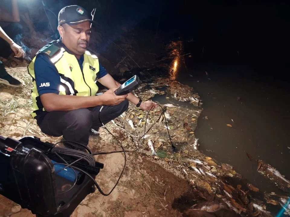 JAS siasat kejadian ikan mati di Sungai Tekai