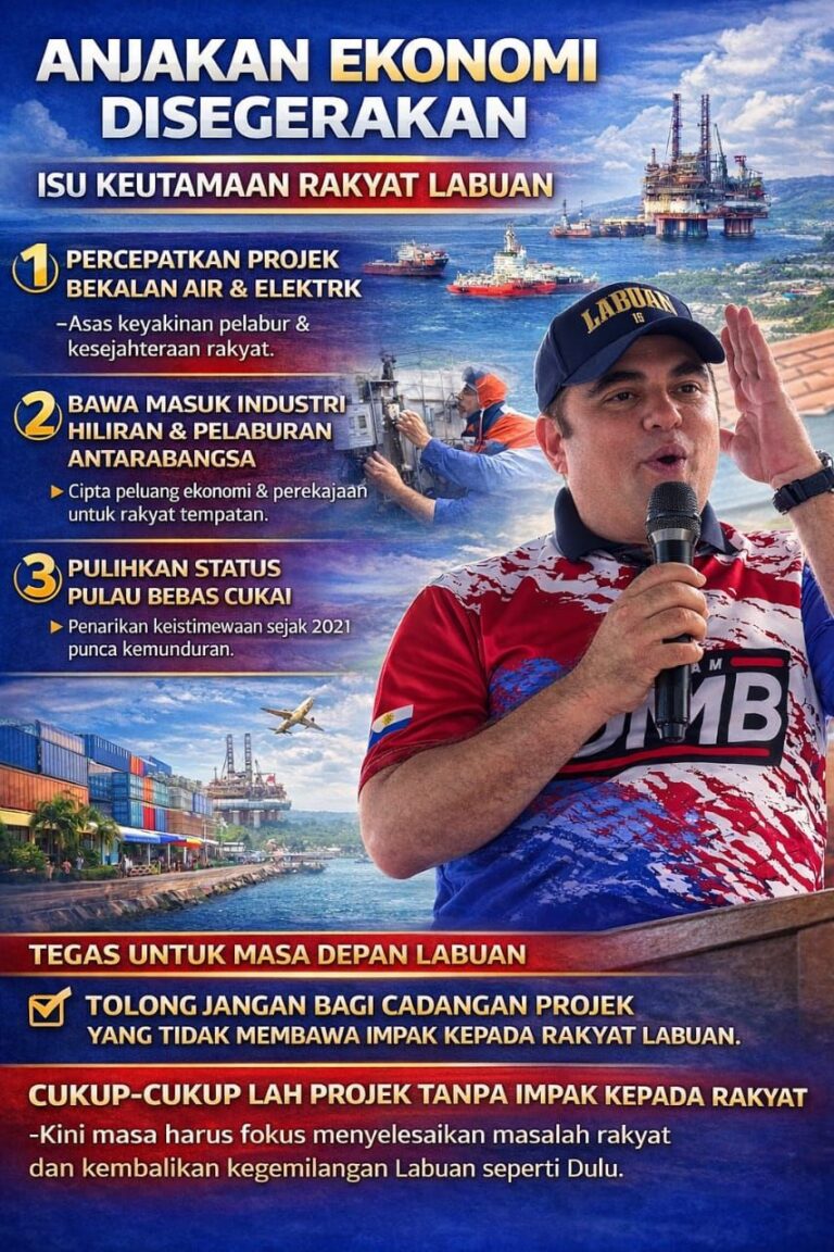 Labuan Perlu Anjakan Ekonomi Segera, Projek Keperluan Asas Mesti Dipercepatkan – Mohd Rafi