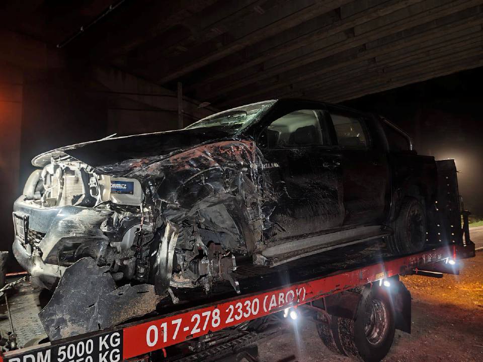 Chegu Bard kemalangan ketika elak binatang lintas jalan di Rembau