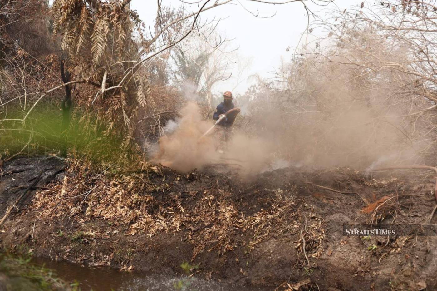 Two minor blasts detected as firefighting continues at Muar peat fire