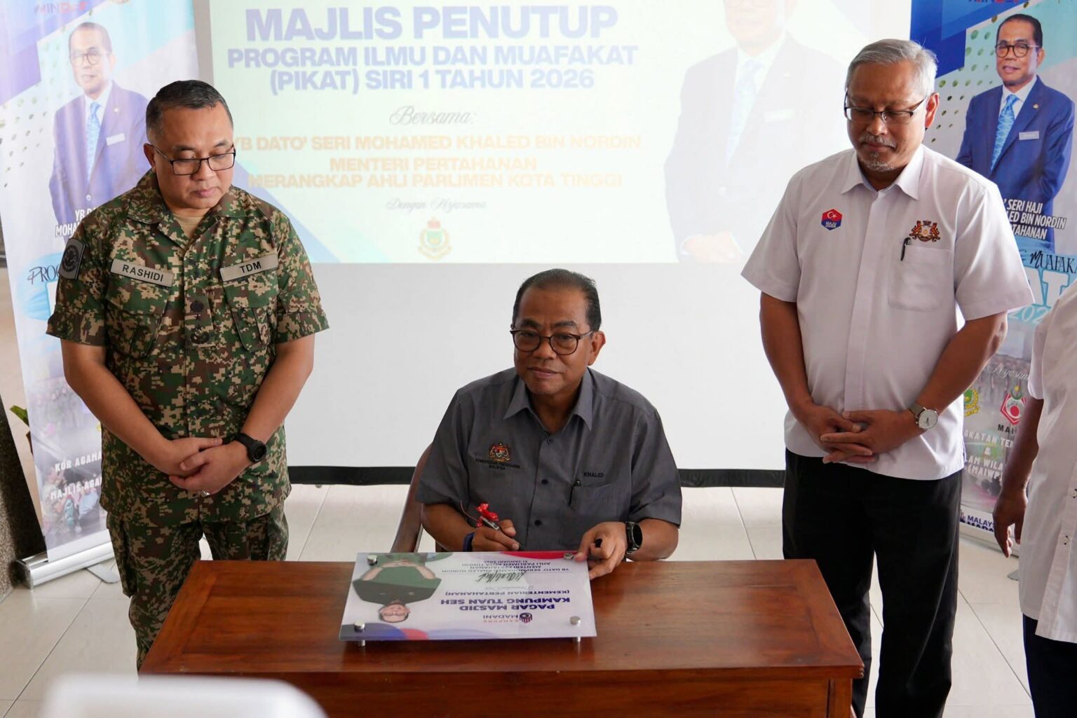 MINDEF Komited Sokong Usaha Murni Berteraskan Ilmu, Muafakat