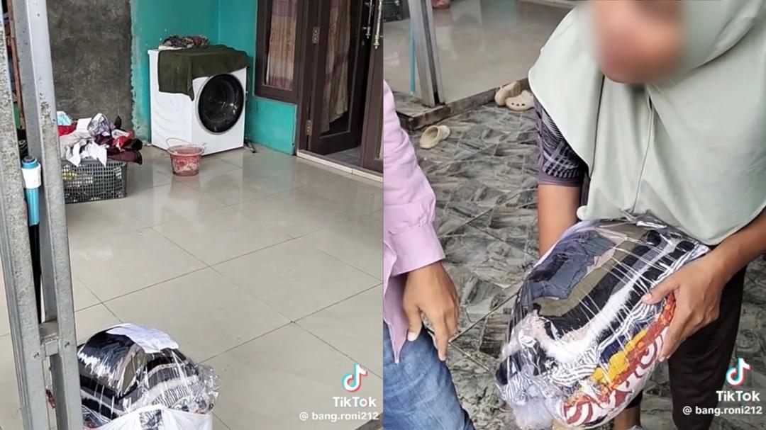 Pemilik dobi ‘kantoi’ pakai baju pelanggan