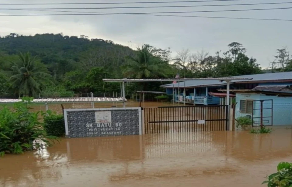 9 sekolah ditutup akibat banjir di Beaufort