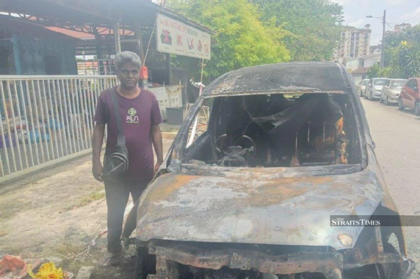 Family traumatised as cars torched in spate of attacks