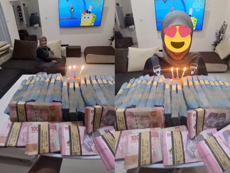 Tiada kek, suami beri wang RM38,000 hadiah hari jadi isteri