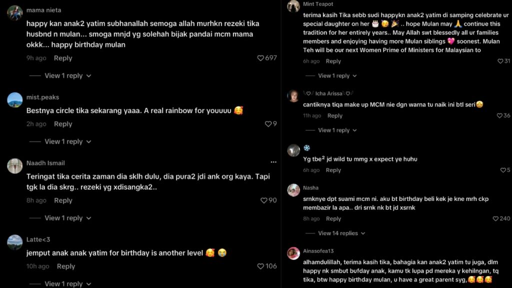 Netizen Puji Atikah Suhaime Jemput Anak-Anak Yatim Rai Hari Lahir Mulan [VIDEO]
