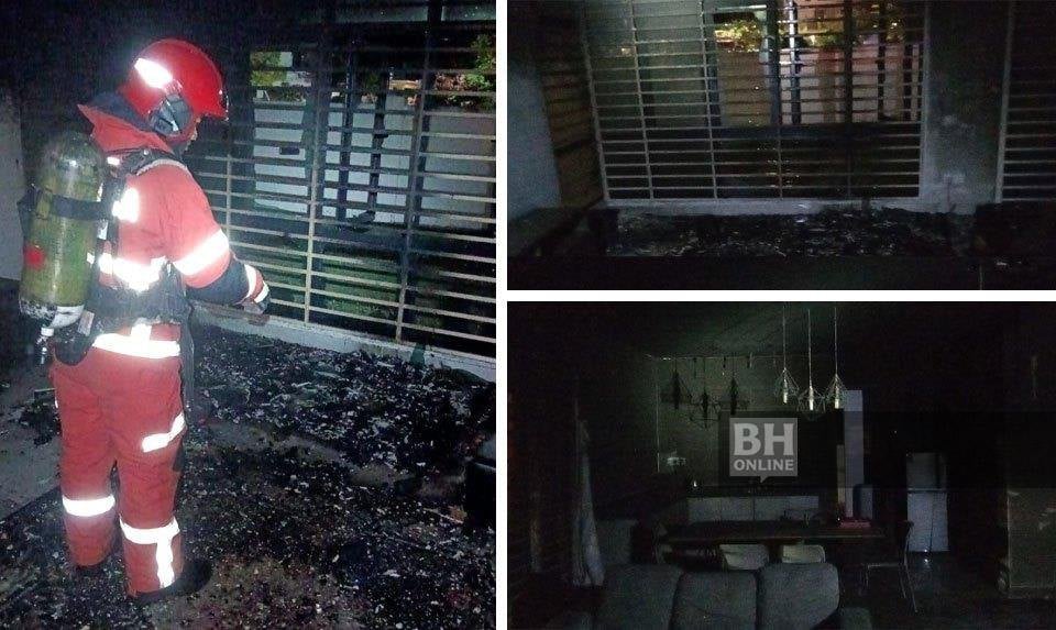 Seorang patah kaki, 7 lagi cedera ringan, sesak nafas, inap desa terbakar